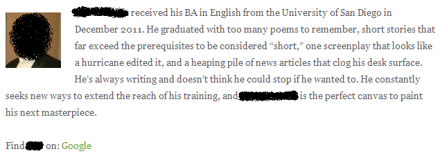 author bio author-bio