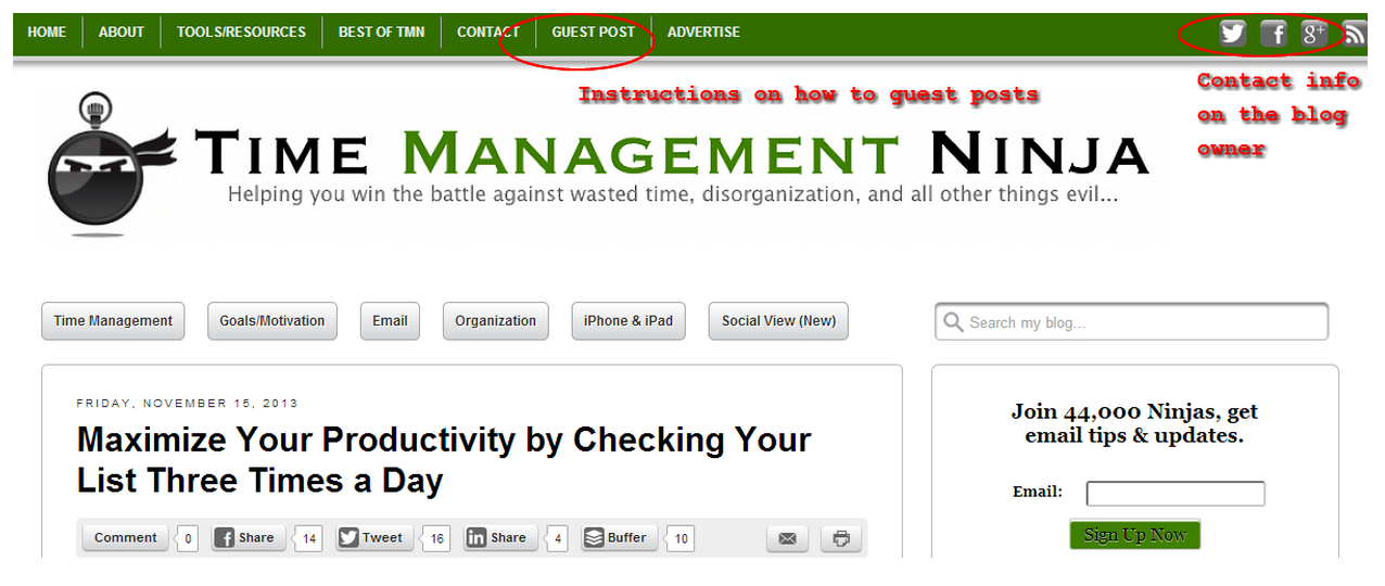 choose the right blogs
