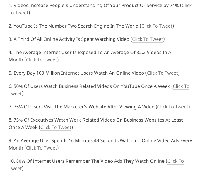 surprising stats about videos